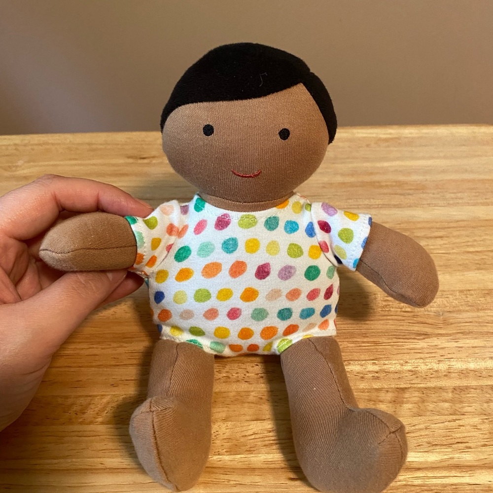 Lovevery Organic Cotton Baby Doll Tan Skin Tone
